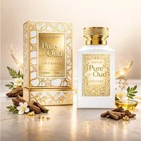 Attar & Co London Eau de Parfum Pure Oud Classic & Intense Unisex, Rosmarin, Cistus, Zedernholz 100 ml, 1-tlg., Hergestellt in England, Orientalisch Holzig Duft