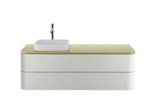Duravit Happy D.2 Plus Konsole Mediterrane Eiche Matt 1300x550x16 mm - HP031KL7171 HP031KL7171