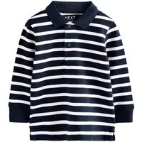 Next Langarm-Poloshirt Langärmeliges Polo-Shirt (1-tlg)