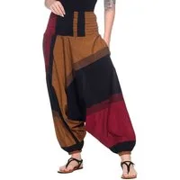 KUNST UND MAGIE Haremshose Kunst und Magie Damen orientalische Yoga Freizeit Haremshose