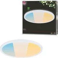 Paulmann LED Panel Atria Shine 3000K IP44 White Select rund, LED fest integriert, Tageslichtweiß, Farbwechsler, Farbsteuerung