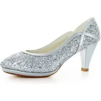 White Lady 832 bequeme Glitter Pumps Pumps