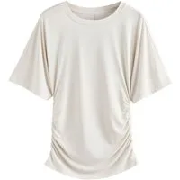 Next T-Shirt Active Modal-T-Shirt mit seitlicher Raffung (1-tlg)