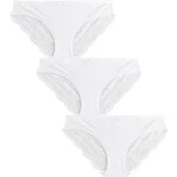 Next Brasilslip 3 Stk. Nahtlose Slips mit Rückenspitze, Brazilian (3-St)