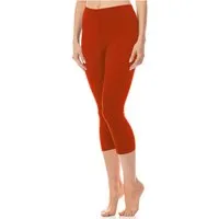 Antie Leggings Damen 3/4 Capri Hose AN60-101 (1-tlg) aus Baumwolle