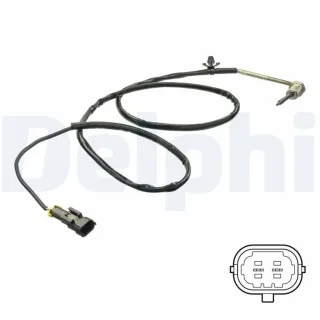 Delphi Abgastemperatursensor Cadillac Bls Saab 9-3 9-3x 1,9