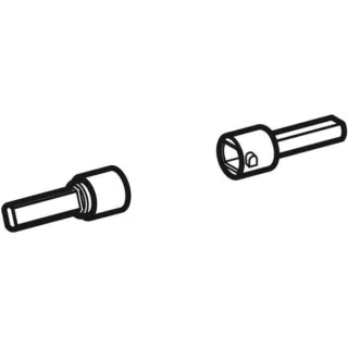 Geberit Steckbolzen-Set für WC-Sitz/ Deckel zu AquaClean 4000 Aufsatz 242175001