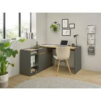 Home affaire Büromöbel-Set CiTY/GiRON, (Set, 3-tlg)