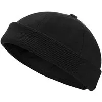 modAS Schirmmütze Unisex 1082 Segler Cap Seemannsmütze - Docker-Cap Mütze aus Baumwolle Klassischer Strickrollrand, Weite verstellbar durch Klettverschluss