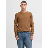 Jack & Jones Rundhalspullover JJEEMIL KNIT CREW NECK NOOS Baumwollmischung, regular fit