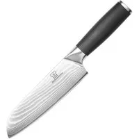 Küchenkompane Santokumesser Küchenkompane Damast-Santokumesser OKAMI Rei, 18cm, 67 Lagen, 62 HRC