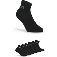 Fila Kurzsocken UNISEX QUARTER PLAIN SOCKS (6 Paar) mit Logo-Schriftzug