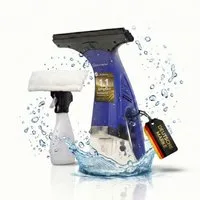 Sommertal Akku-Fenstersauger Fenstersauger Akku Set – Fensterreiniger mit Sprühflasche & Pad, Streifenfreier Fensterputz – 1600Pa Saugleistung, 25 Min Akku