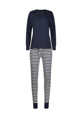 SKINY - Da. Pyjama lg. navy blazer
