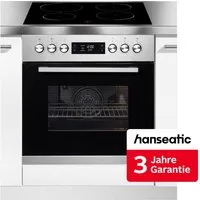 Hanseatic Induktions Herd-Set HBCO7010PA1 + HI4B6071CB, mit 1-fach-Teleskopauszug, Pyrolyse-Selbstreinigung, inkl. 3 Jahre Herstellergarantie