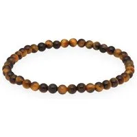 Lebensquelle Plus Armband Tigerauge Mini-Kugelarmband, 4 mm