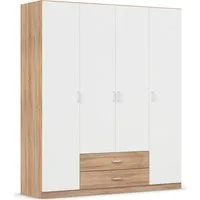 rauch Drehtürenschrank Kleiderschrank Garderobe GAMMA Breiten 91/136/181/226/271/315/360 cm (in 3 Ausstattungen BASIC/CLASSIC/PREMIUM (inkl. SOFT-CLOSE-Funktion) mit Schubladen, verschiedene Griff-Varianten TOPSELLER MADE IN GERMANY