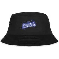 Spreadshirt Sonnenhut Asoziale Schalker Fan Design Schalke Fußball Fischerhut (1-St)