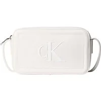 Calvin Klein Mini Bag BOLD CK CAMERA BAG, kleine Damen-Umhängetasche, Schultertasche, Kamerabag mit CK-Logo