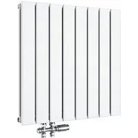 ELEGANT Heizkörper heizkörper Design Flach mit Multiblock, Einlagig / Doppellagig, 61.9cm x 63cm, Vertikal Mittelanschluss