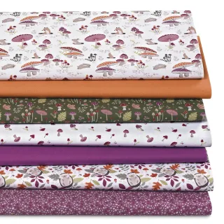 Patchwork- und Quiltpaket "Herbstimpressionen", weiß-color
