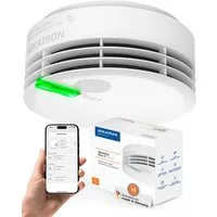 Hekatron Hekatron Genius Plus X Mehrsprachig Rauchmelder (opt. vernetzbar, 10 Jahre Batterie, made in Germany, mehrsprachig)