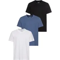 Man's World T-Shirt neue Farben! Preis-Leistungs Bestseller! Auch in Großen Größen (3er-Pack) aus Baumwolle, angenehmer Tragekomfort, hochwertige Verarbeitung