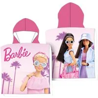 Barbie Poncho Baumwolle Weicher Kapuzenponcho für Kinder