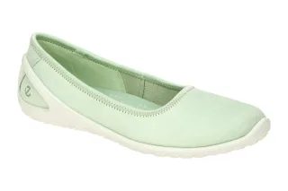 Ecco 80236302579 Biom Lite Women's Slip On Ballerinas Gr?n Matcha Nubuck-leder