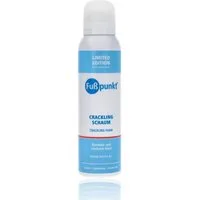 Fußpunkt Fußschaum Fußpunkt Crackling Schaum mit kühlendem Knistereffekt 150ml Mit Glycerin und Island Moos, 1-tlg., Erfrischt & kühlt & belebt müde Füße / Beine