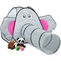 relaxdays Spielzelt Pop Up Spielzelt Elefant