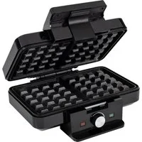 Tristar Waffeleisen Tristar WF-1165 Waffeleisen stufenloser Temperaturregler Schwarz, 1000.00 W