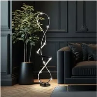 GLOBO LIGHTING LED Stehlampe, LED-Leuchtmittel fest verbaut, Neutralweiß, Stehlampe Stehleuchte Designlampe LED Kristallleuchte Höhe 132,5 cm
