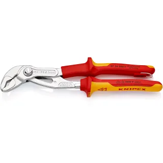 KNIPEX Cobra VDE Hightech-Wasserpumpenzange, isoliert 250 mm verchromt isoliert - 8726250T