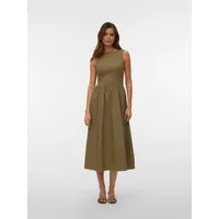 Vero Moda Maxikleid VMVIDA SL 7/8 DRESS WVN NOOS Baumwollmischung