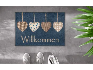 Cottage Hearts wash + dry Fußmatte | Größe: 40x60cm