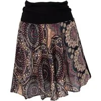 Guru-Shop Minirock Luftiger Minirock, Boho Sommerrock -.. Boho