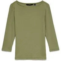 Vero Moda T-Shirt VMCHLOE PANDA 3/4 BOATNECK TOP JRS Baumwollmischung, slim fit