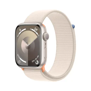 Apple Watch Series 9 [GPS inkl. Sport Loop polarstern] 45mm Aluminiumgehäuse polarstern