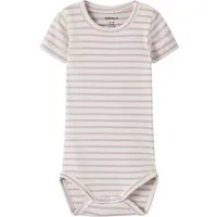 Name It Kurzarmbody NBNBANI SS BODY NOOS Baumwollmischung, Jersey Rippqualität
