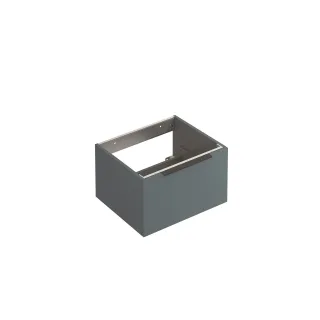 KLUDI-ICOS Wandhalter Waschtischunterschrank 60 x 50 H35 cm Matt Teal Blue 50S60O3