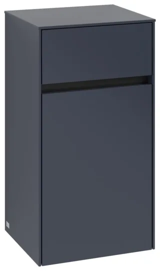 Villeroy & Boch Seitenschrank Collaro 404x748x349mm 1 Tür 1 Schublade A:li Marine Blue C03200VQ