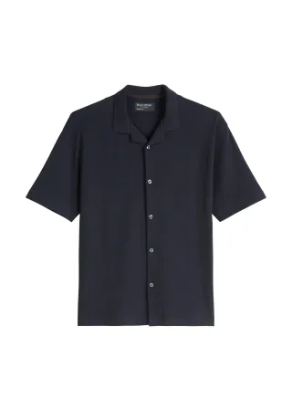 Marc OPolo Casual - Kurzarm-Jerseyshirt regular dark navy - Gr. - M