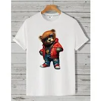RMK T-Shirt Herren Shirt Sommer Teddybär Bär Bear aus Baumwolle