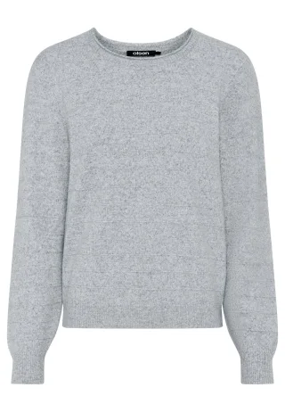 Olsen - Pullover Long Sleeves pearl grey mel. - Gr. - 44
