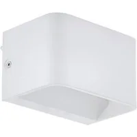 EGLO Wandleuchte SANIA 4, LED fest integriert, Warmweiß, Wand-/Deckenleuchte, L13 x H8 x AL9 cm, 6W inkl.