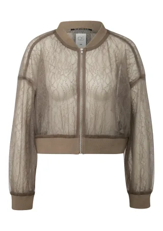 qs - Indoor-Jacke braun - Gr. - 34