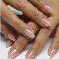 LuxusKollektion Kunstfingernägel 24 Gradient Pink Nägel zum Aufkleben Kurz Mandel Press on Nails Oval