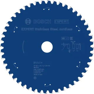 Bosch EXPERT Stainless Steel Kreissägeblatt, 165x20 mm, Z48 - 2608902219
