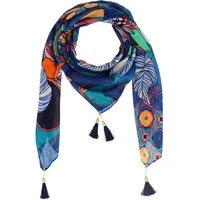 halsüberkopf Accessoires Modetuch Tuch Lovely Garden, mit Tasseln